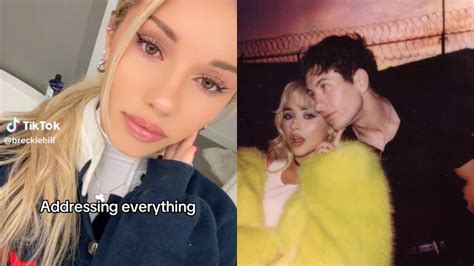 Breckie Hill fuels rumors Barry Keoghan cheated on Sabrina。